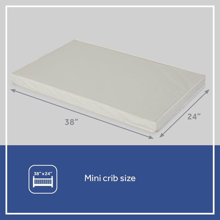 Sealy Baby Antibacterial Mini Crib Mattress, 2" Firm photo 2