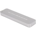 thumbnail image 3 of Caja retráctil para disco duro portátil de metal plateado tipo C M.2 NVME a SSD, 3 of 5
