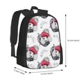 thumbnail image 2 of Balery Cute Poodle Dog Backpack for Men and Women - Durable 600D Oxford Cloth -Large Capacity, Water-Resistant School, Travel, and Hiking Bag, 2 of 9