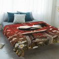 thumbnail image 4 of Red Rooster Blanket Soft Cozy Warm Throw Blanket for Couch, Plush Fuzzy Flannel Fleece Blankets for Sofa, Farmhouse Animals Spring Floral Rustic Bed Blankets Lightweight Gifts for Women, 30"x40", 4 of 9