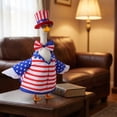 thumbnail image 6 of Patriotic Uncle Sam 4 Piece Porch Goose Outfit For 23 Inch Lawn Geese 4th Of July Shirt Hat Sunglasses And Bow Tie For Yard And Front Porch Decor, 6 of 8