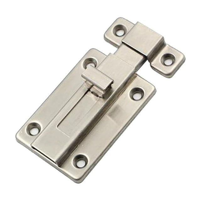 relayinert Heavy Duty and Reliable Door Security Slide Latch Lock with Screws 3inch Shed Style A 1Set