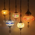thumbnail image 1 of Candelabro de mosaico turco vintage bar restaurante bar limpio candelabro mediterráneo lámparas características creativas, 1 of 5
