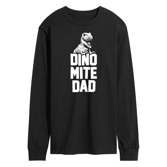 Instant Message - Dinomite Dad  - Men's Long Sleeve T-Shirt