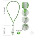 thumbnail image 3 of Muslim Tasbih 99 Beads Islam Prayer Crystal Rosary Islamic Worship Ceremony Religious Eid Ramadan Present Pray Accessori, 3 of 21