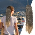 thumbnail image 1 of Wig Female Ponytail Foreign Trade Drawstring Mesh Pocket Curly Hair Border Fiber Elastic Mesh Drawstring Ponytail, Pullover Toupee, 1 of 8