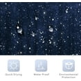 thumbnail image 5 of Night Sky Space Shower Curtain (No Glitter) Star Bathroom Decor 72Wx72H Inch Backdrop Dark Blue Cosmic Starry Fantasy Galaxy Universe Space Fabric Waterproof 12 Plastic HooksRY-KKCQ, 5 of 6