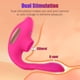 thumbnail image 3 of 1 pieza de juguetes sexuales vibradores para parejas, mujeres, estimulación del ano y la vagina, control remoto inalámbrico con patrones de vibración, recargable e impermeable, rosa ER, 3 of 5