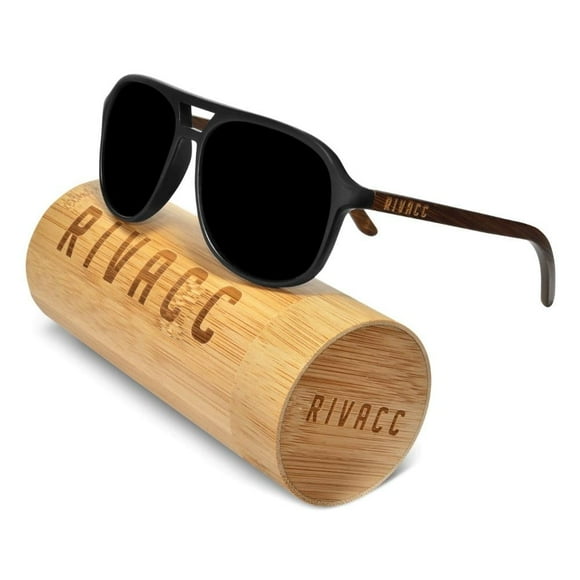 Lentes de Sol Rivacc Milan - Negro Unisex