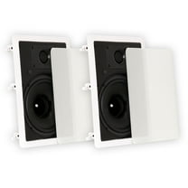 Theater Solutions TS80W In Wall 8" Speakers Surround Sound Home Theater Pair