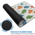 thumbnail image 6 of Long Mouse Pads for Desk,White Cartoon Cute Dinosaurs Pattern Desk Mats on Top Of Desks, Desk Mouse Pad Extra Large with 3mm Non-Slip Base and Stitched Edge for Gaming,Office,Work,Home 31.5"x11.8", 6 of 6