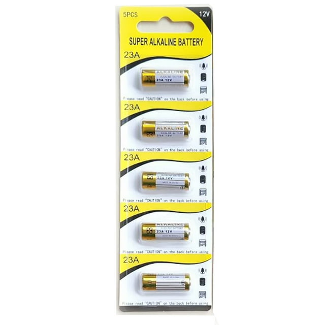 5PCS per Pack 23A A23 AG23 23GA 23AE LR23A LRVO8 12Volt Batteries 12V