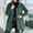 Green, variant on Swuxness Women's Fleece Hooded Jacket, Women Long Sleeve Coat, Womens Solid Color Lightweight Zipper Collarless Fabric Comfortable Jacket with Front Pockets Green, XXXL