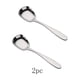 thumbnail image 1 of Cucharas de acero inoxidable Xihbxyly cuchara de fondo plano cuchara de postre cuchara de arroz, 1 of 7