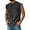 Black, variant on Workout Tank Tops for Men Summer Crewneck Loose Fit Sleeveless Muscle Shirts Vintage Washed Tshirts