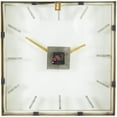 thumbnail image 6 of DecMode 20" Gold Stainless Steel Metal Wall Clock with Clear Face, 6 of 7