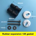 thumbnail image 5 of 4 Pack Toilet Seat Hinges Screws Toilet Seat Fixings Fix Expanding Rubber Top Nuts Screws Mount Seat Hardware Toilet Seat Replacement Parts Kit, 5 of 9