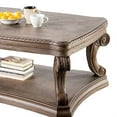 thumbnail image 3 of Olane Coffee Table-Weathered Oak Brown Wood-Rustic Farmhouse 52 Inch, 3 of 6