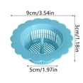thumbnail image 3 of Strainer,Of The Day Kitchen Sink Drain Strainer Stopper Set Up Kitchen Sink Stopper With Strainer Basket Fast Kitchen Sink Plug For Standard（2PCS）, 3 of 9
