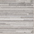 thumbnail image 3 of 2â€™ x 4â€™ Gray Abstract Striped Indoor Outdoor Area Rug, 3 of 9