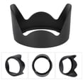 thumbnail image 3 of Camera Lens Hood, Lightweight Avoid Smog Portable Windproof Camera Plastic Lens Hood  For EF 28-135mm F/3.5-5.6 IS USM, 3 of 8
