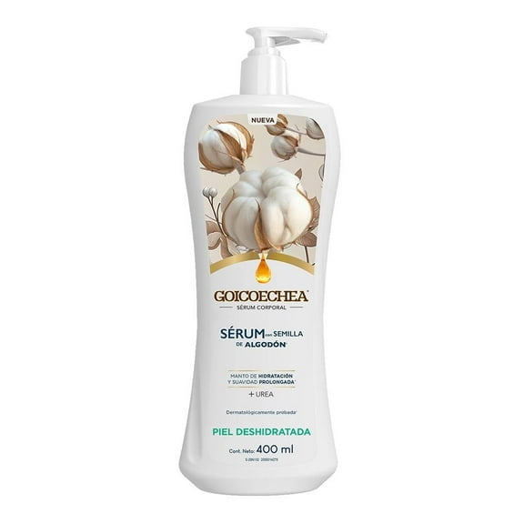 Crema corporal Goicoechea Hydra dermics colágeno, urea piel deshidratada 400 ml