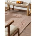 thumbnail image 5 of Rugsotic Carpets Hand Knotted Loom Wool 6'x6' Square Area Rug Contemporary Light Brown L00530, 5 of 8