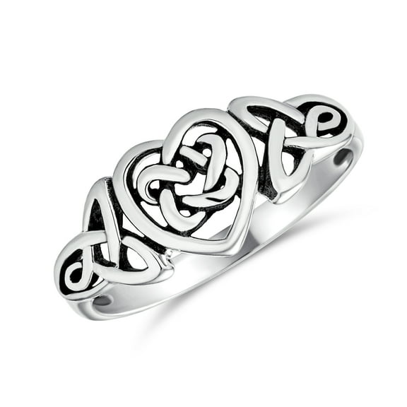 Bling Jewelry Womens Best Friends Celtic Love Knots BFF Infinity Heart Promise Ring Sterling Silver