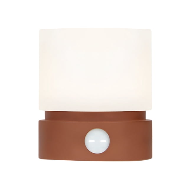 Night Light Touchable Night Light Setting Function Cylindrical LED Desk Lamp ABS HIPS Silicone Material for Bedroom Study Living Room Night Use