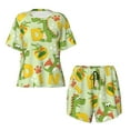 thumbnail image 4 of Lsque Cartoon Dinosaurs Women's Short-Sleeved Pajama Set - 2 Piece Soft and Lightweight Sleepwear Set-4X-Large, 4 of 9