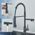 thumbnail image 5 of Kitchen Utensil Spring Neck Single Handle Kitchen Faucet Sink Pull Down Sprayer 360° Swivel Mixer Tap, 5 of 11