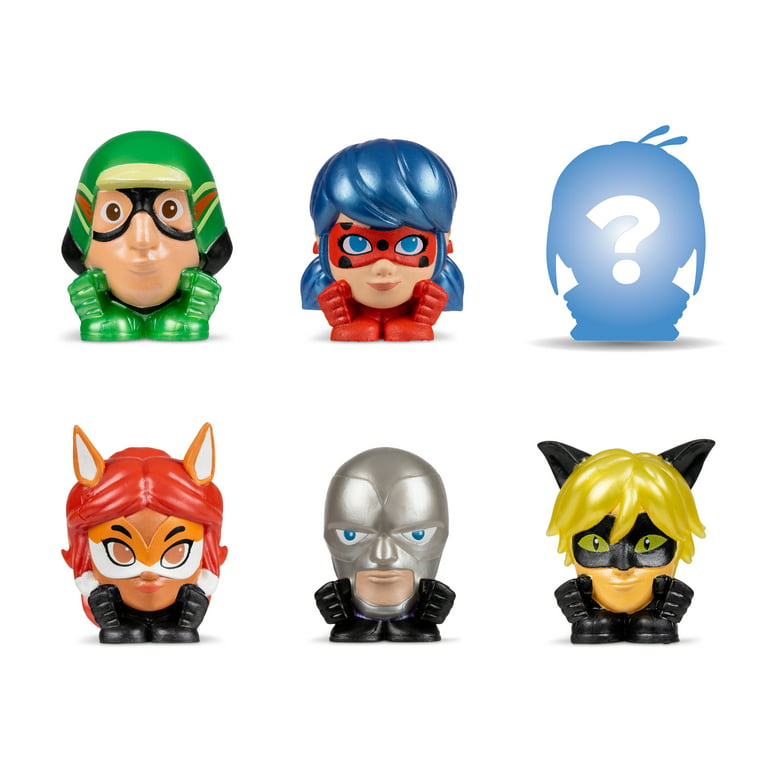 Mash'ems Miraculous - Squishy Surprise Toy Characters - Collect All 6 -  Series 3 (Styles May Vary) 