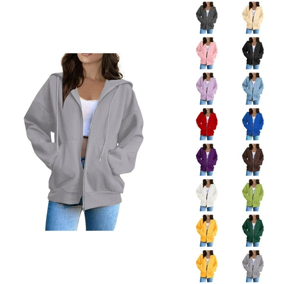 Custom Hoodies for Women Long Sleeve Zip Up Personalized Hoodies with Pockets Hooded Sweatshirt Hoodie Women Pullover