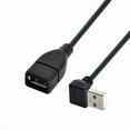 thumbnail image 5 of Chenyang CY 90 Degree Down Angled type USB 2.0 A Male to USB A Female Cable 20cm Cable, 5 of 7