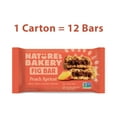 thumbnail image 3 of Nature’S Bakery Whole Wheat Fig Bars, Peach Apricot, Real Fruit, Vegan, Non-Gmo, Snack Bar, 1 Box With 12 Twin Packs (12 Twin Pac.ks), 3 of 8