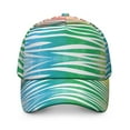 thumbnail image 2 of Colorful Zebra Pattern Snapback Cap - Lightweight & Breathable 6-Panel Baseball Hat, Abstract Zebra Aesthetic Gradient Design for Hiking, Sports, Streetwear - One Size Fits Most Men & Women, 2 of 7