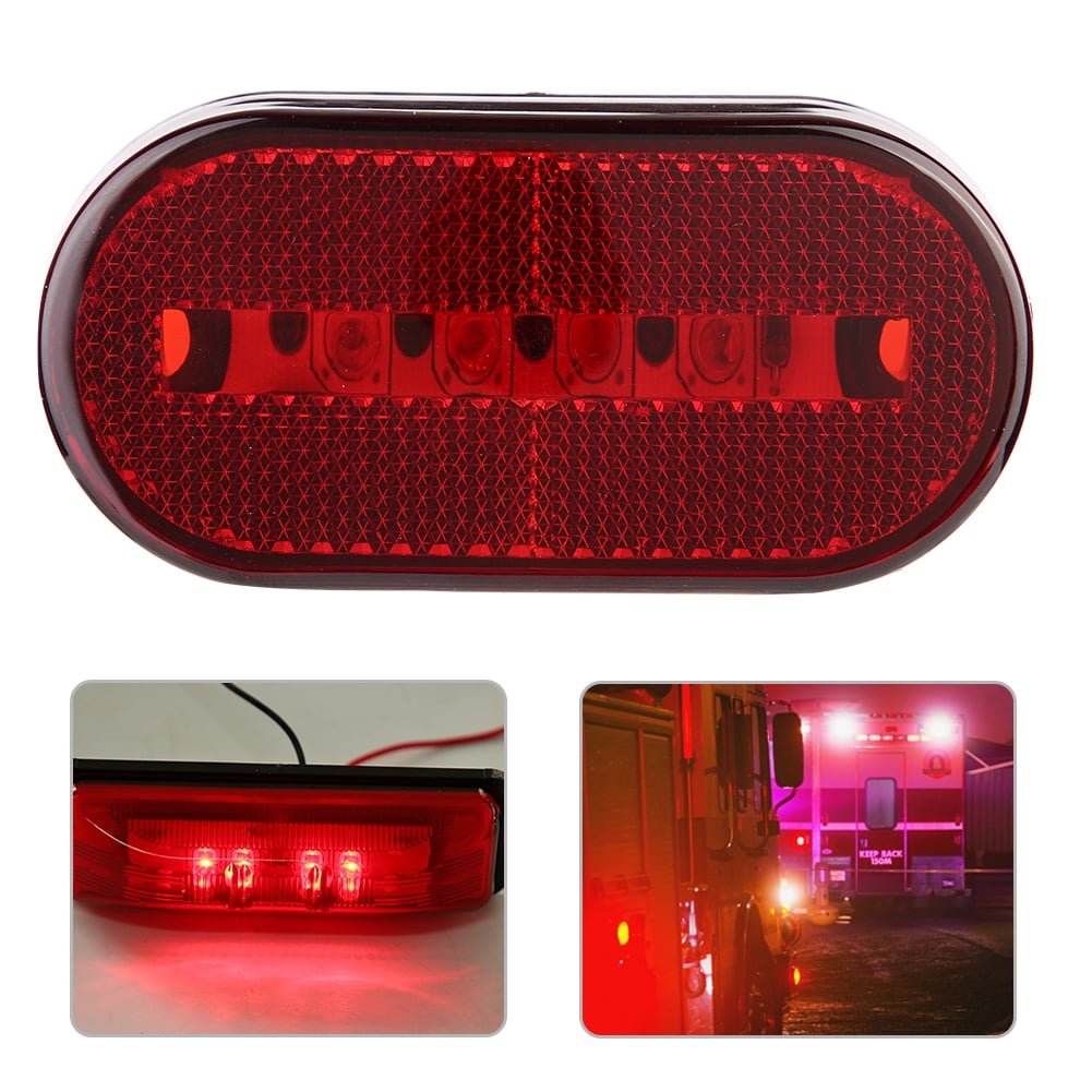 FAGINEY Side Marker Light,12V 10 LED Tail Light Side Marker Lamp with