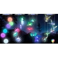thumbnail image 2 of Star Face Solar Wind Chime LED RGB Color Changing Hanging Lights - Outdoor Solar Garden Decorative Lights for Walkway Pathway & Patios, 2 of 6