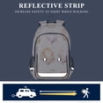 thumbnail image 5 of FORMRS School Backpack 17" Student Travel Bag with Laptop Compartment, Pink Seashell, 5 of 7