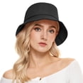 thumbnail image 3 of American Trends Bucket Hat for Women Men Sun Hat with UV Protection for Outdoor Sports Beach Packable Summer Hats for Women Black, 3 of 6