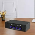 thumbnail image 4 of Conmutador RCA de 4 vías Conmutador de audio y video Conmutador RCA de 4 entradas y 1 salida Adaptador de audio de 4 vías para reproductor DVD Altavoz, 4 of 8