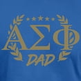 thumbnail image 3 of CafePress - Alpha Sigma Phi Greek Dad Gold T Shirt - Men's Fitted T-Shirt, 3 of 4