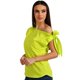 thumbnail image 2 of Blusa de popelina Roman Fashion/Juvenil, 0436 (Lima) verde lima M Roman Fashion BL-ELY-0436-LIMA, 2 of 5