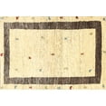 thumbnail image 1 of Ahgly Company Indoor Rectangle Contemporary Sun Yellow Solid Area Rugs, 4' x 6', 1 of 6