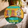 thumbnail image 3 of Back to School Maltese Goodbye Kindergarten Hello 1st Grade Stained Glass Suncatcher Maltese Dog Lover Gifts Idea Window Hanging Sign Decor - 02011, 3 of 5