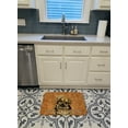 thumbnail image 3 of Carolines Treasures LH9458RUG Tibetan Spaniel Wipe your Paws Machine Washable Memory Foam Mat, 3 of 4