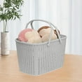 thumbnail image 6 of Bathroom Storage Basket, Portable Plastic Bath Wash Basket, Multi-Scenario Organizing Solution, Durable Rust-Proof Design, 27x18x18cm, Lightweight and Foldable, 6 of 7