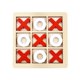 thumbnail image 4 of Juego de mesa educativo de madera de tres en raya XO, mini ajedrez de nueve casillas, para niños, con pensamiento lógico, 4 of 7
