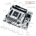 thumbnail image 4 of B450 Motherboard for AMD Processor Dual-Channel DDR4 Memory AM4 Mainboard M.2 NVME (Supports Ryzen 5500 5600 5600G CPU), 4 of 5