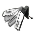 thumbnail image 4 of KarParts360 For Chevy Avalanche 2007 2008 Door Mirror Driver Side | Textured Black | Chrome Housing | Power | Power Folding | Heated | With Puddle Light | Replacement For GM1320499 | 25831064, 4 of 5